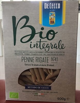 Penne Rigate Bio Integrale - 8001250010315