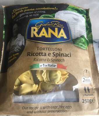 Tortelloni Ricotta And Spinach - 8001665128674