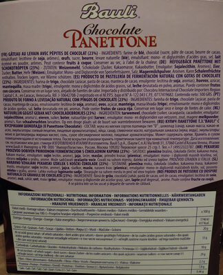 Panettone Chocolate Chips Bauli - 8001720426165