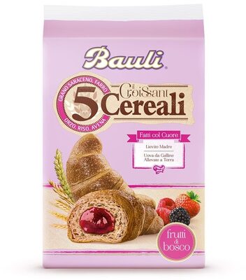 Bauli Croissant Cereal Blk. berry & Raspberry - 8001720643647