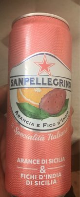 Sanpellegrino-orange Soda-330ml-arancia E Fico D'ind-italy - 8002270376580