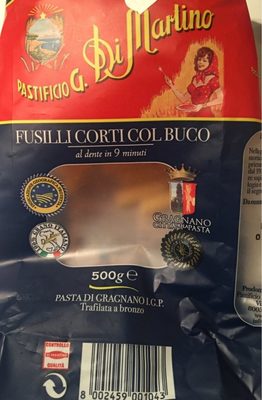 Fusilli Corti Col Buco - 8002459001043