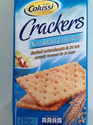 Non salati Unsalted Crackers - 8002590017521