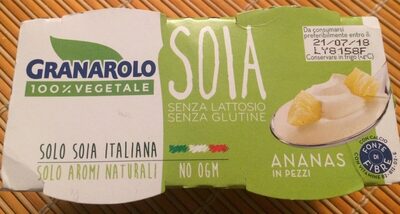 Yaourt soja ananas - 8002670500127