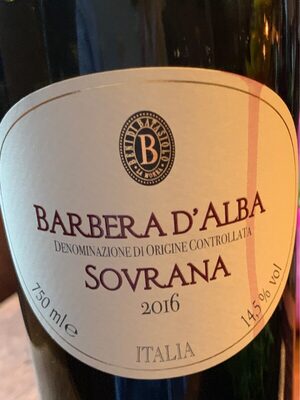 Sovrana Barbera D' Alba Doc 2012 - 8002820002396