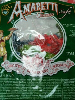 Amaretti Soft Saronno 600 gr, 1 Sachet - 8002873018153