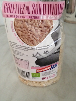 Galettes au son d'avoine bio - 8002885006414