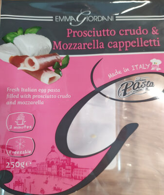 Prosciutto crudo & Mozzarella cappelletti - 8003010009119
