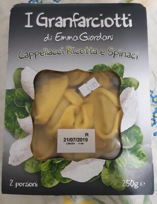 I Granfarciotti Cappellacci Ricotta e Spinaci - 8003010100595