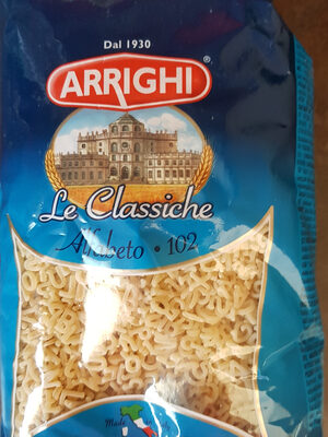 Pasta Alfabeto (102) - Arrighi - 8003740102074
