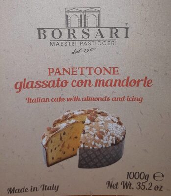 Panettone glassato con mandorle - 8003781375123