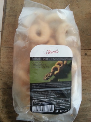 Taralli pugliesi con finocchio con olio extra vergine di oliva pugliese - 8004263666050