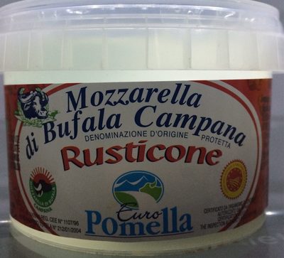 Pomella Rusticone Semi Soft Cheese Mozzarella Buffalo Balls - 8004309002798