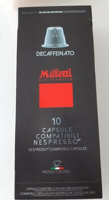 Café décaféiné Musetti - 8004769253570