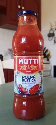 Polpa Rustica Tomates Pelées Concassées Italiennes Mutti - 8005110171215