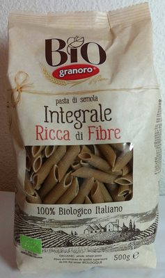 Pasta di semola Integrale Ricca di Fibre 100% Biologico Italiano - 8007290335081