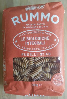 Vollkornnudeln, Bio, Fusilli Integrali, Le Biologiche, Rummo - 8008343700481