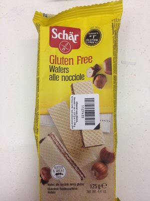 Gaufrettes Wafers Noisettes - 125 G - Schär - 8008698001929