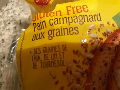 Pain campagnard aux graines - 8008698022214