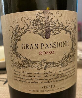 Gran Passione Rosso Veneto Igt Halbtrocken 2014 75cl Rotwein - 8008863038934