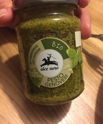 Alce Nero Pesto Alla Genovese Basilikum,130 GR Glas - 8009004850200