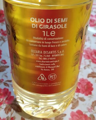 Olio di semi di girasole - 8009113031217
