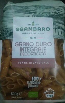 Sgambaro pâte blé complet - 8009385131455