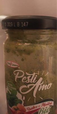 Pesto De Basilic & Amandes Bio 180GR - 8009752000889