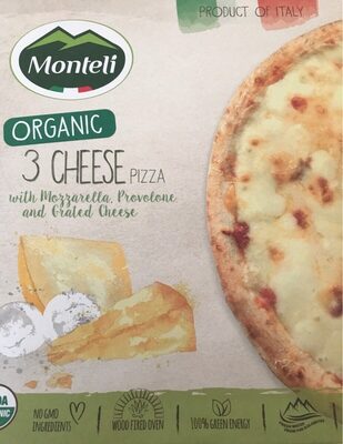 Organic 3 cheese with provolone and mozzarella - 8014294301929