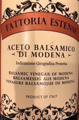 Fattoria Estense Balsamic Vinegar Of Modena - 8016017000270
