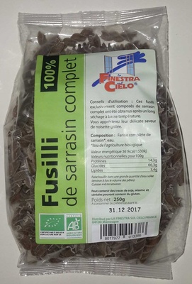Fusilli de sarrasin complet - 8017977013386