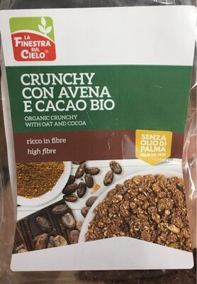 Crunchy con avena e cacao bio - 8017977031496