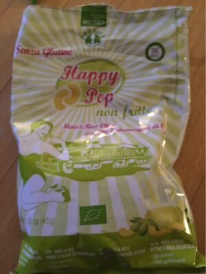 Happy Pop Happy Pop Crisps With Extra Virgin Olive Oil - 8018699015696