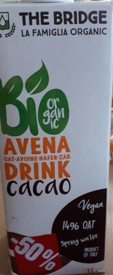 Bio organic Avena drink cacao - 8019428007234
