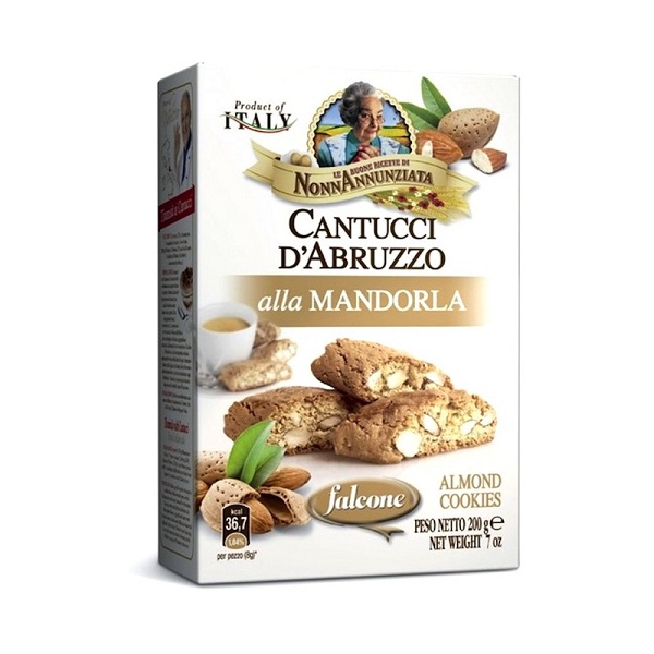 Falcone Alla Mandorla Almond Cookies X200G CJ [] - 8023696002174