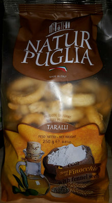 Natur Puglia Taralli Crackers - Finocchio - 8032610810450