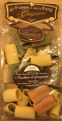 La Fabbrica Della Pasta - Paccheri Rigati Tricolore - 500G - 8033406265836