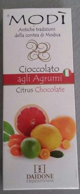 Chocolat aux agrumes Partitalia - 8033493396031
