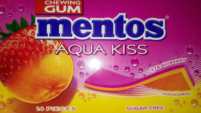 Mentos Gum Aqua Kiss Strawberry-mandarin - 80759782