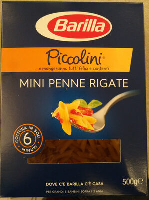 Barilla - I Piccolini - Mini Penne Rigate (500 GR) - 8076809523844