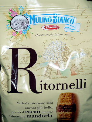 RITORNELLI Biscotti frollini con cacao e mandorle - 8076809536721