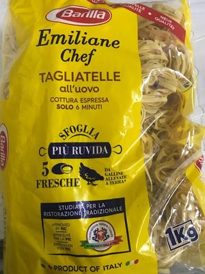Barilla Egg Tagliatelle Bianca - 8076809544597