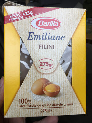 Barilla Emiliane Pasta Filini 275G - 8076809573054