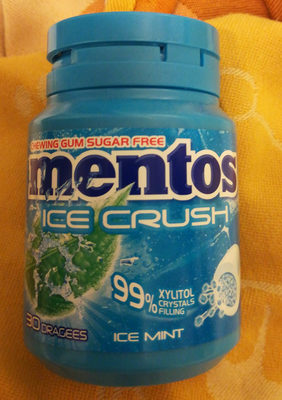 Mentos Gum Bottle Ice Crush Ice Mint X6 - 80789260