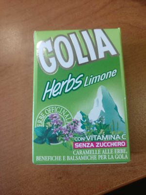 Golia Herbs Limone Con Vitamina C Senza Zucchero Senza Glutine - 80939139