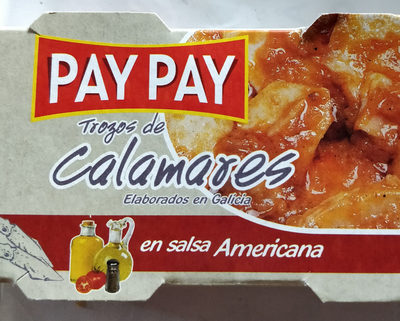 Calamares Pay Pay Trozos Salsa Americana 80 GR P-3 - 8410042156313