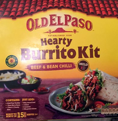 Hearty Burrito Kit - Beet and bean chilli (mild) - 8410076471215