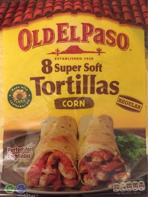 Old El Paso 8 Super Soft Tortillas Corn - 8410076471239