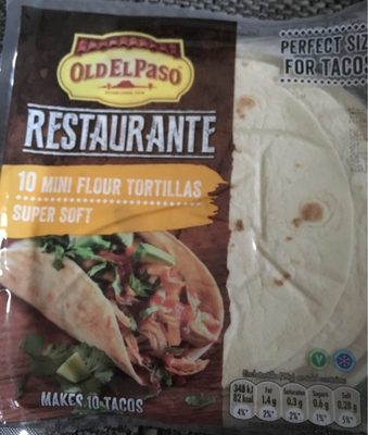 Old El Paso Restaurante Mini Tortillas X10 275G - 8410076472793