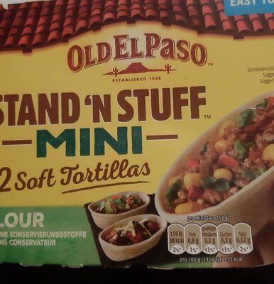 Old El Paso Mini Stad'n Stuff 12 Flour Soft Tortillas - 8410076473394